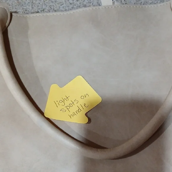 Chic Fringe Beige Shoulder Bag - Picture 10 of 10